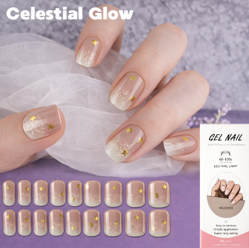 Nail wraps - Celestial Glow