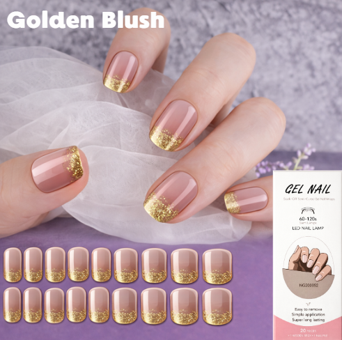 Nail wraps - Golden Blush