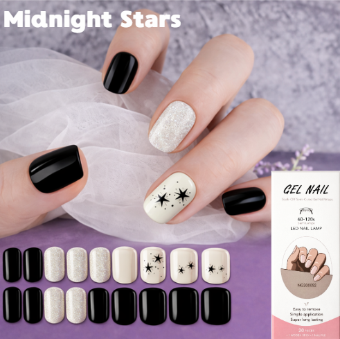 Nail wraps - Midnight Stars