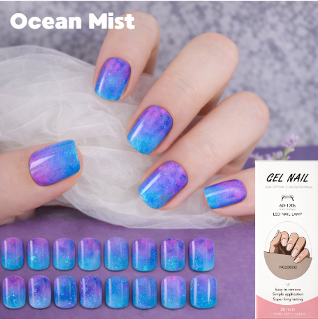 Nail wraps - Ocean Mist