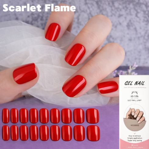 Nail wraps - Scarlet Flame