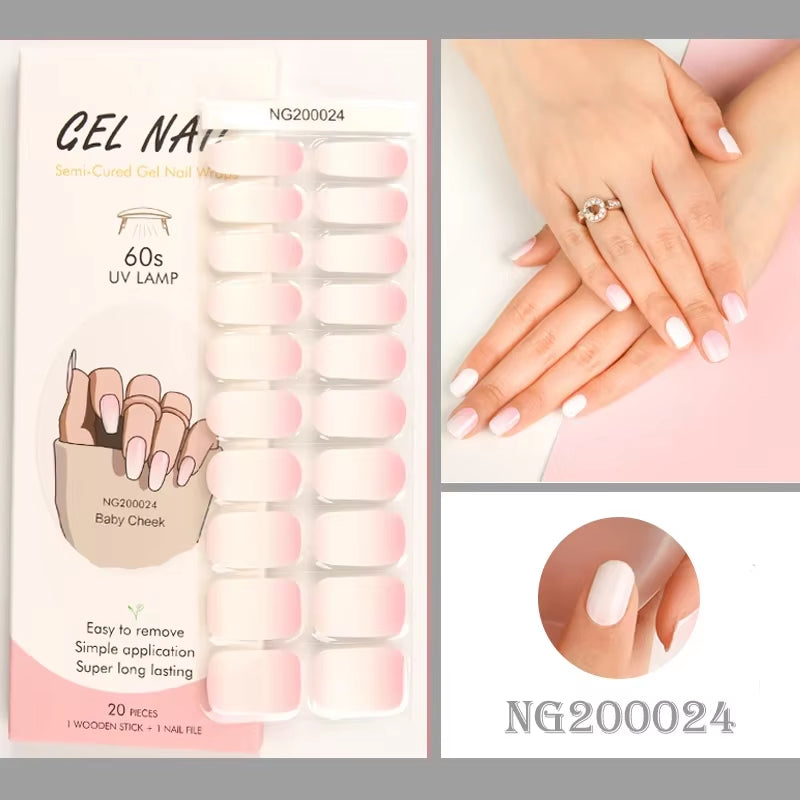Nail Wraps Effet Gel – Manucure Express Sans Salon