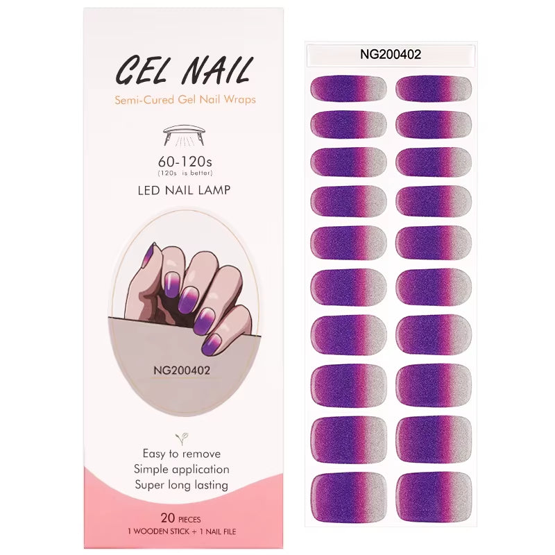 Nail Wraps Effet Gel – Manucure Express Sans Salon