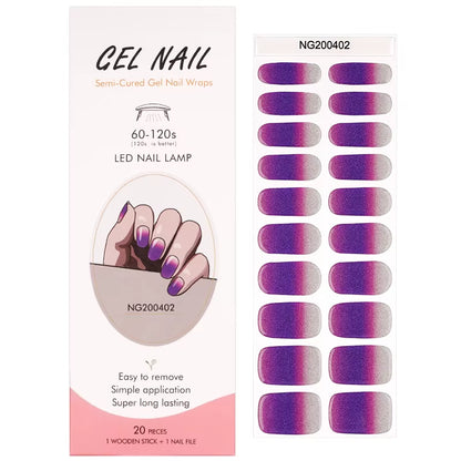 Nail Wraps Effet Gel – Manucure Express Sans Salon