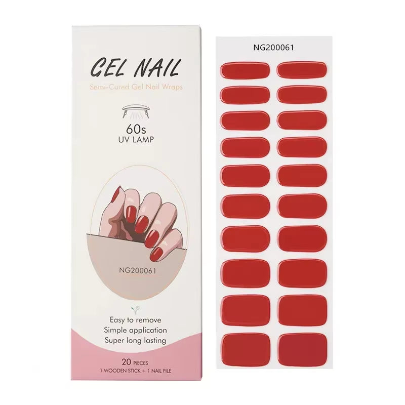 Nail Wraps Effet Gel – Manucure Express Sans Salon