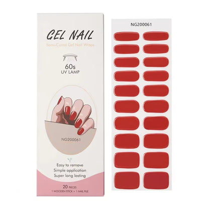 Nail Wraps Effet Gel – Manucure Express Sans Salon