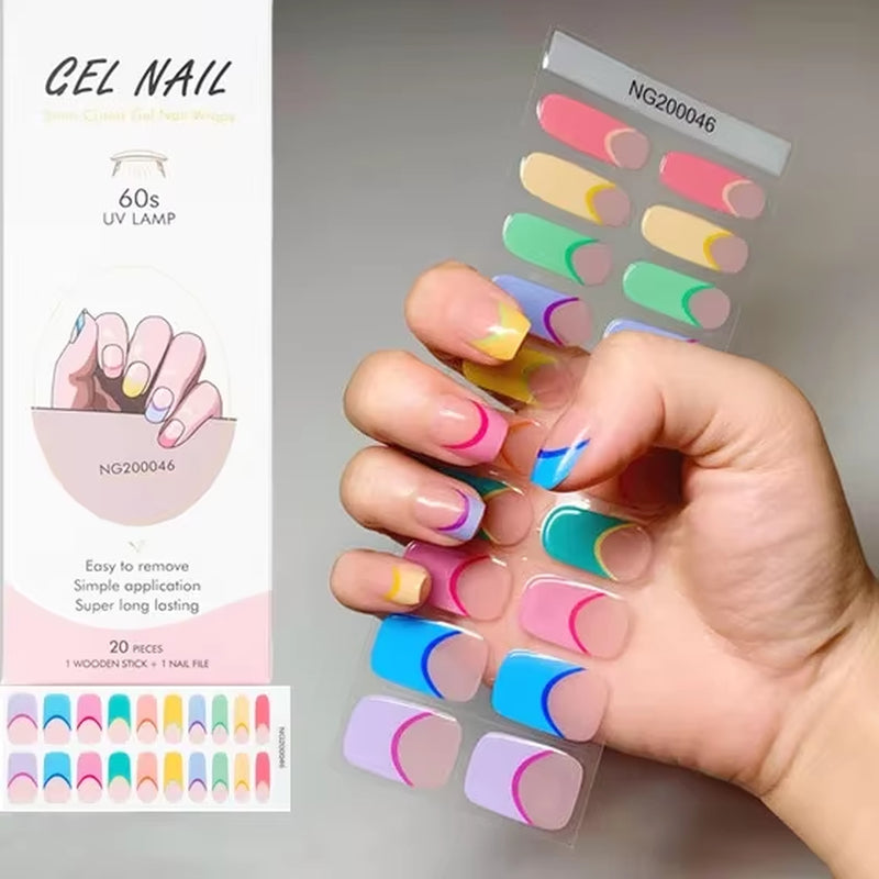 Nail Wraps Effet Gel – Manucure Express Sans Salon