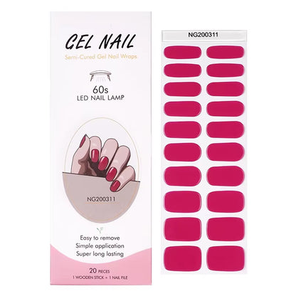 Nail Wraps Effet Gel – Manucure Express Sans Salon