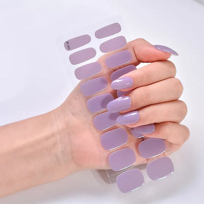 Nail Wraps Effet Gel – Manucure Express Sans Salon