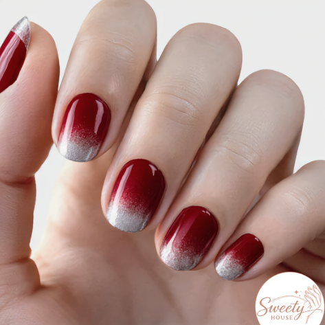 Nail wraps - Ruby Frost