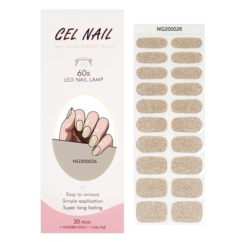 Nail Wraps Effet Gel – Manucure Express Sans Salon