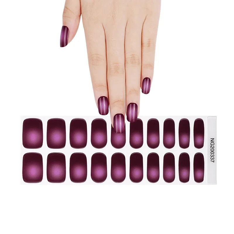 Nail Wraps Effet Gel – Manucure Express Sans Salon