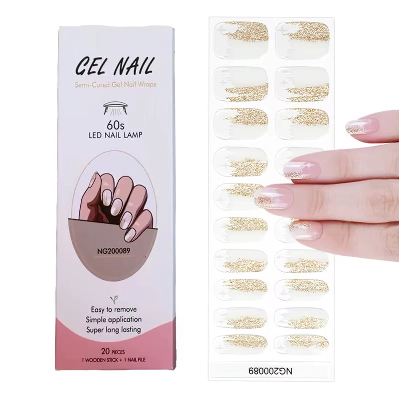 Nail Wraps Effet Gel – Manucure Express Sans Salon