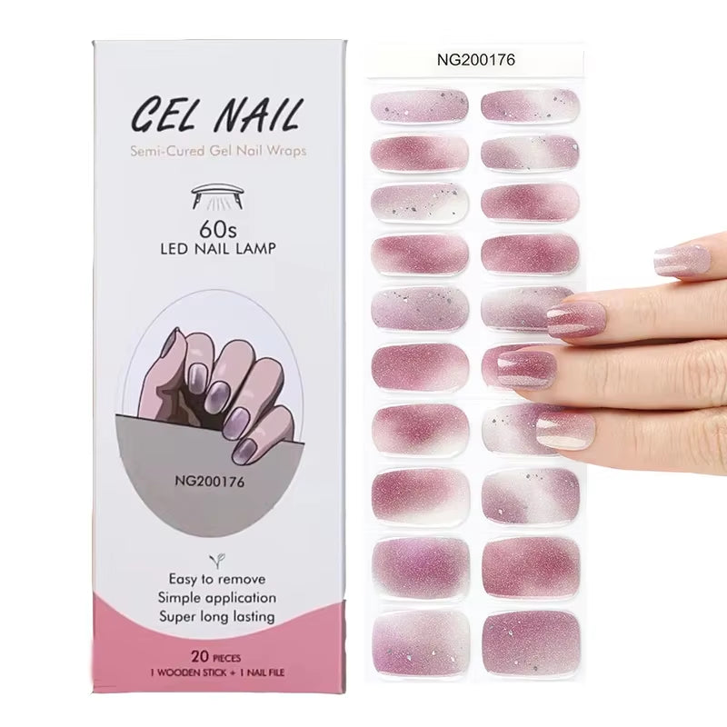 Nail Wraps Effet Gel – Manucure Express Sans Salon