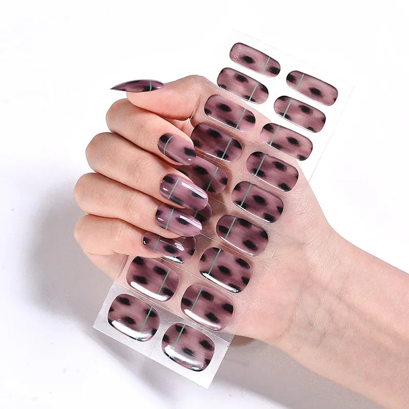 Nail Wraps Effet Gel – Manucure Express Sans Salon