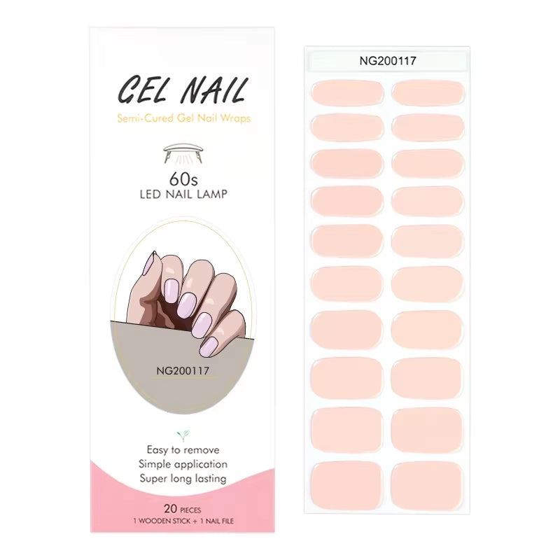 Nail Wraps Effet Gel – Manucure Express Sans Salon