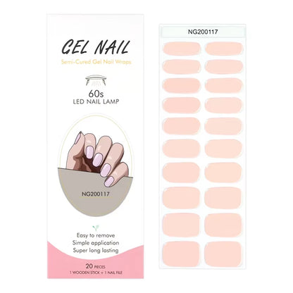 Nail Wraps Effet Gel – Manucure Express Sans Salon