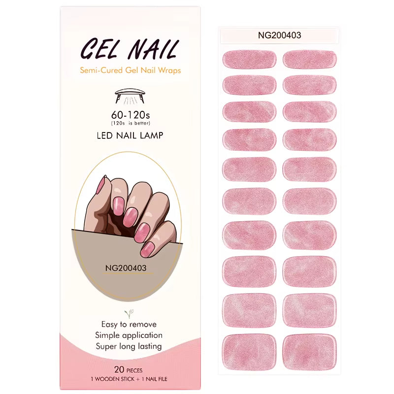 Nail Wraps Effet Gel – Manucure Express Sans Salon