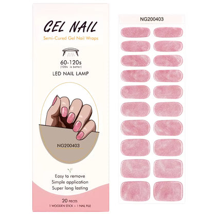 Nail Wraps Effet Gel – Manucure Express Sans Salon