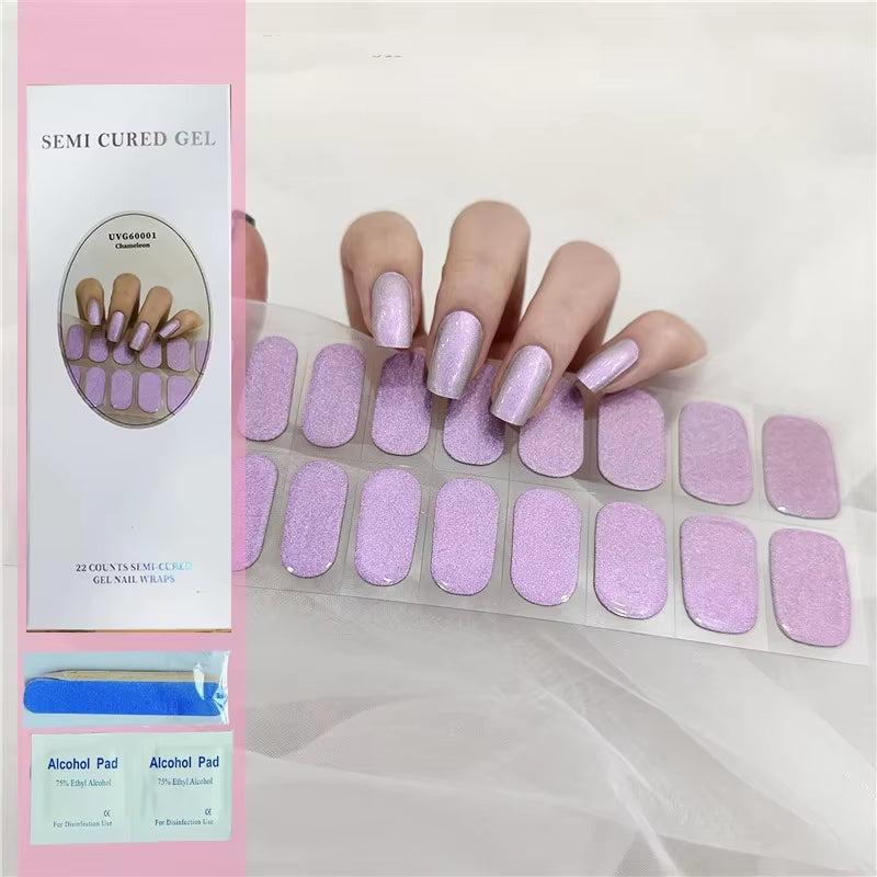 Nail Wraps Effet Gel – Manucure Express Sans Salon