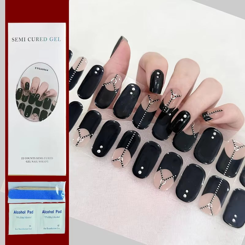 Nail Wraps Effet Gel – Manucure Express Sans Salon