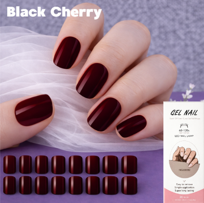 Nail wraps - Black Cherry