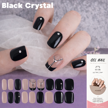 Nail wraps - Black Crystal