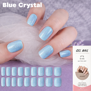 Nail wraps - Blue Crystal