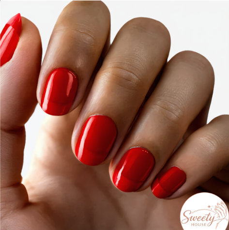 Nail wraps - Ruby Rush