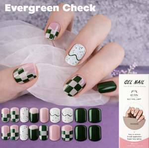 Nail wraps - Evergreen Check