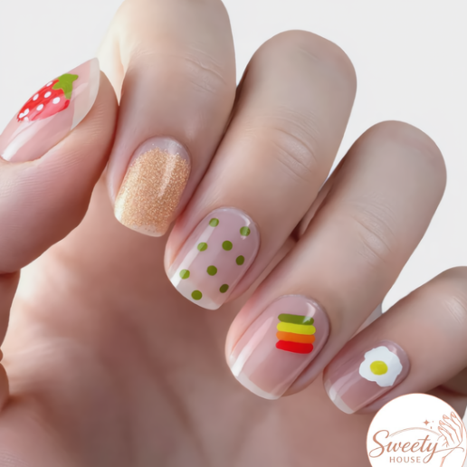 Nail wraps - Berry Picnic