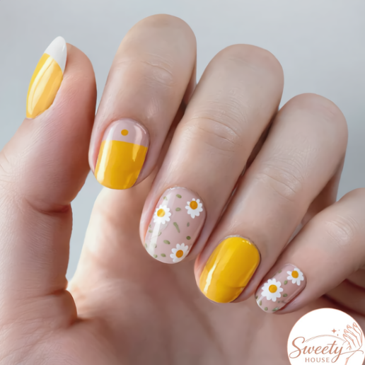 Nail wraps - Lemon Petal