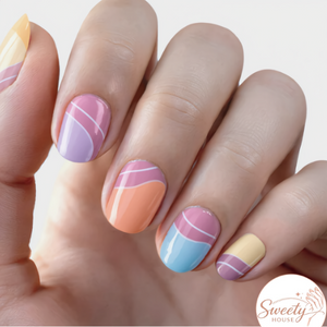 Nail wraps - Candy Swirl