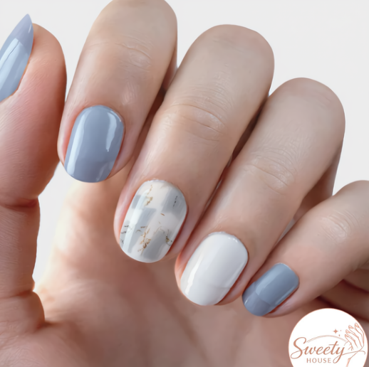 Nail wraps - Blue Serenity
