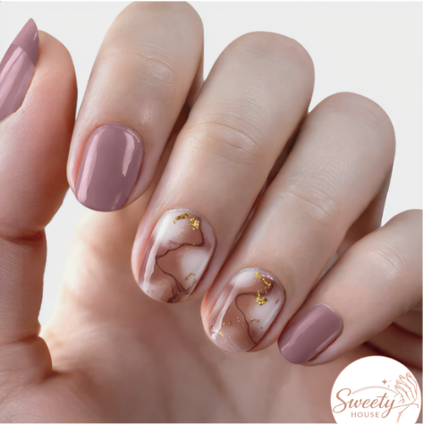 Nail wraps - Taupe Treasure