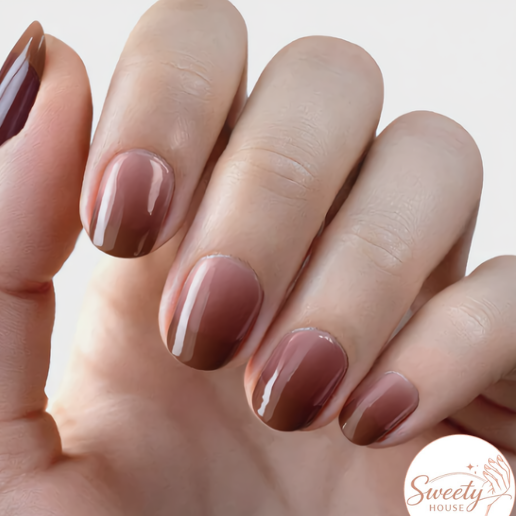 Nail wraps - Caramel Fade