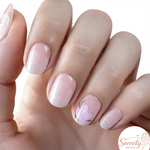 Nail wraps - Rosy Whisper
