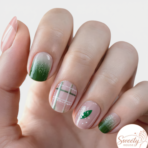 Nail wraps - Green Harmony
