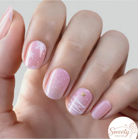 Nail wraps - Winter Blush