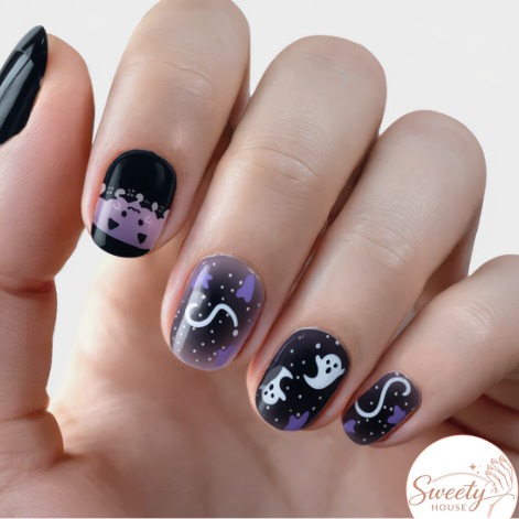Nail wraps - Haunted Lilac