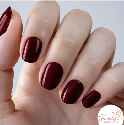Nail wraps - Ruby Black