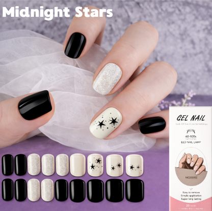 Nail wraps - Midnight Stars