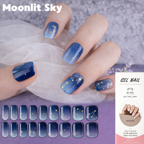 Nail wraps - Moonlit Sky