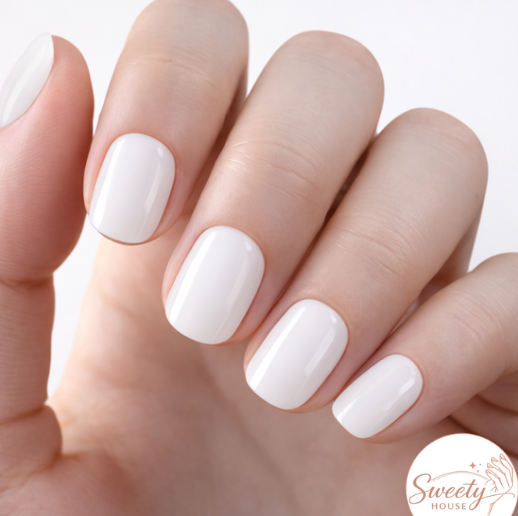 Nail wraps - White Velvet