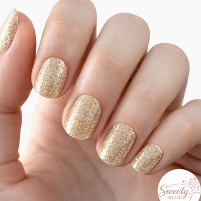 Nail wraps - Golden Glow