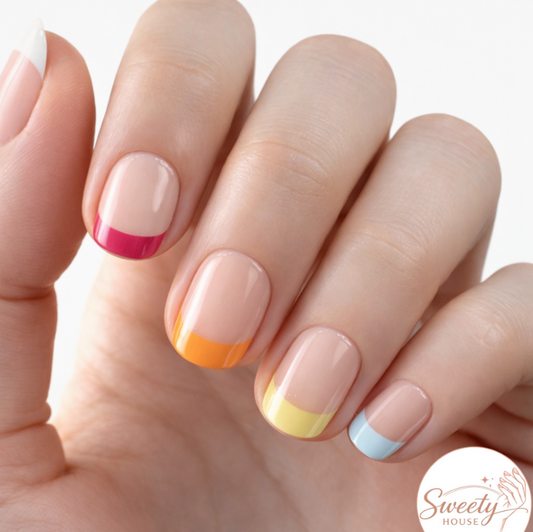 Nail wraps - Candy French