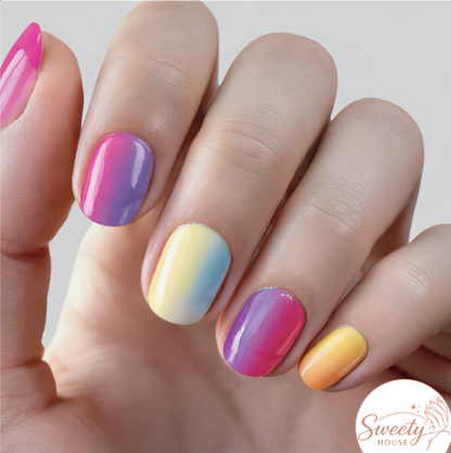 Nail wraps - Rainbow Sorbet