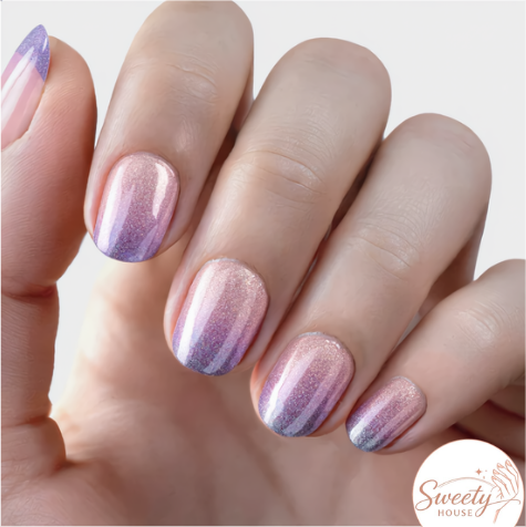 Nail wraps - Blush Stardust