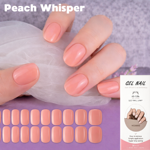Nail wraps - Peach Whisper