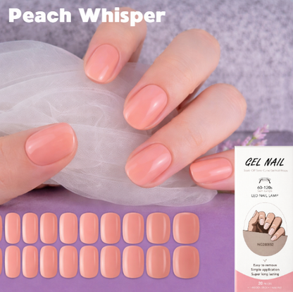 Nail wraps - Peach Whisper